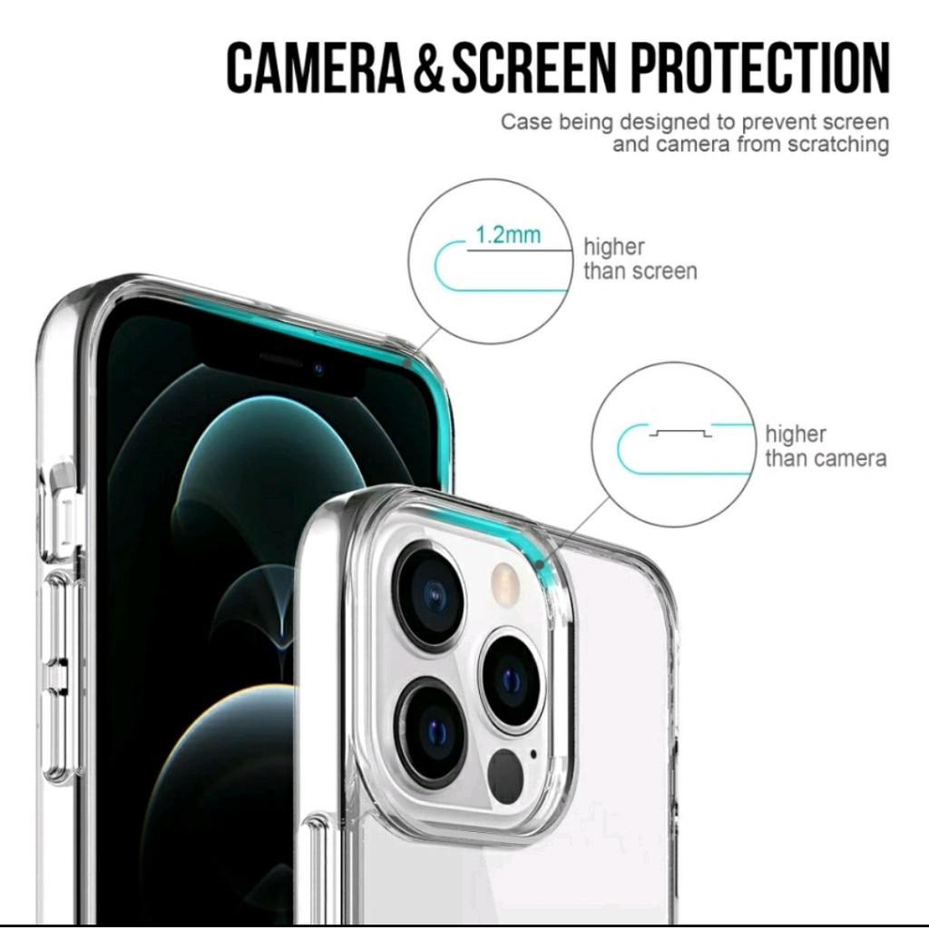 CASE TPU IPHONE 13 PRO 6,1 + PELINDUNG KAMERA - TPU CASE IPHONE 13 PRO - BD