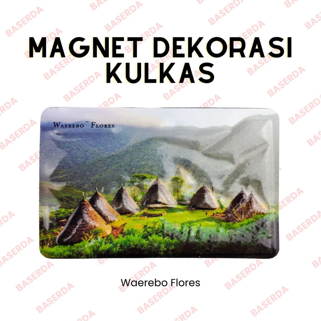 magnet kulkas - magnet souvenir - pemandangan