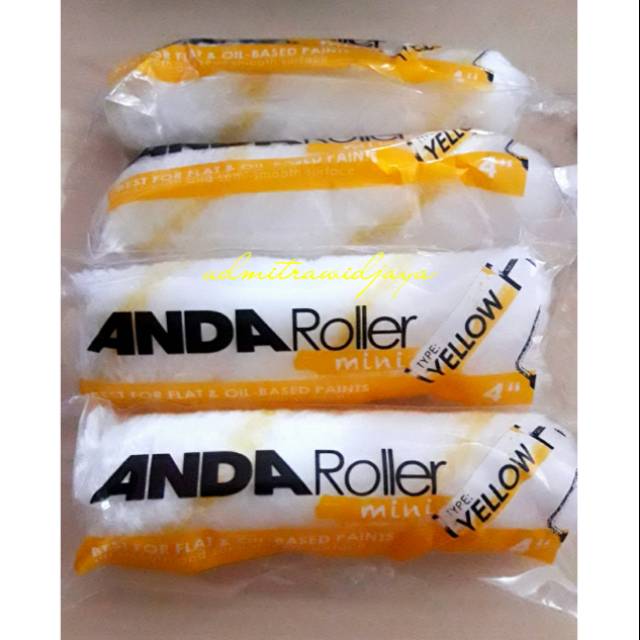 Refil kuas roll kecil 4&quot; ANDA