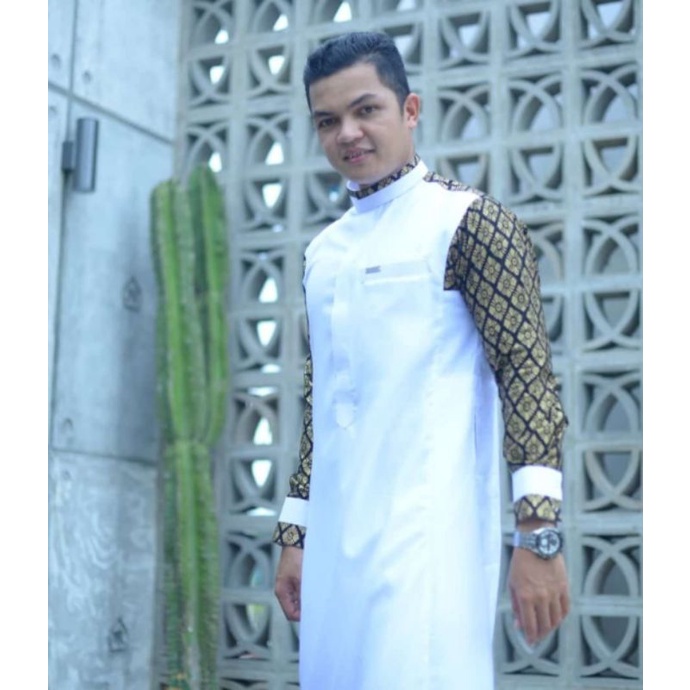 Gamis jubah Atqiya Azzam/Jubah pria keren/gamis jaman sekarang/Gamis new