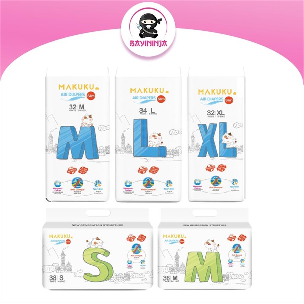 Makuku Slim SAP Diapers