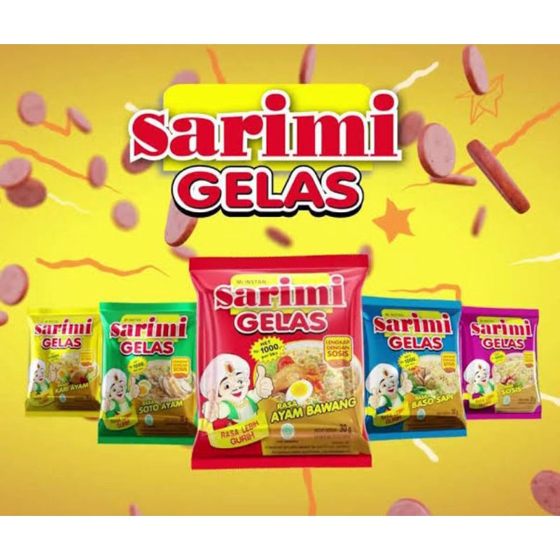 

Sarimi Gelas all Varian 30gr