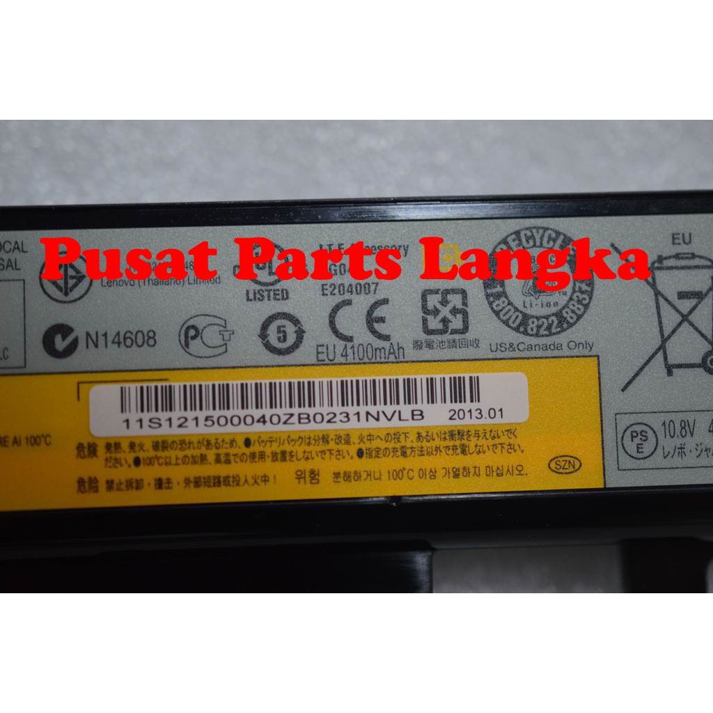 Genuine Battery Lenovo G480 G485 Y480 L11S6Y01 48Wh (121500040)