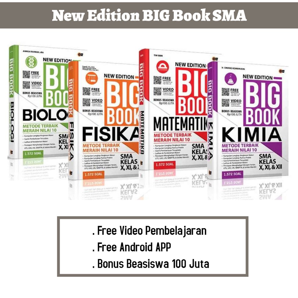 New Edition Big Book SMA Kelas X, XI, XII