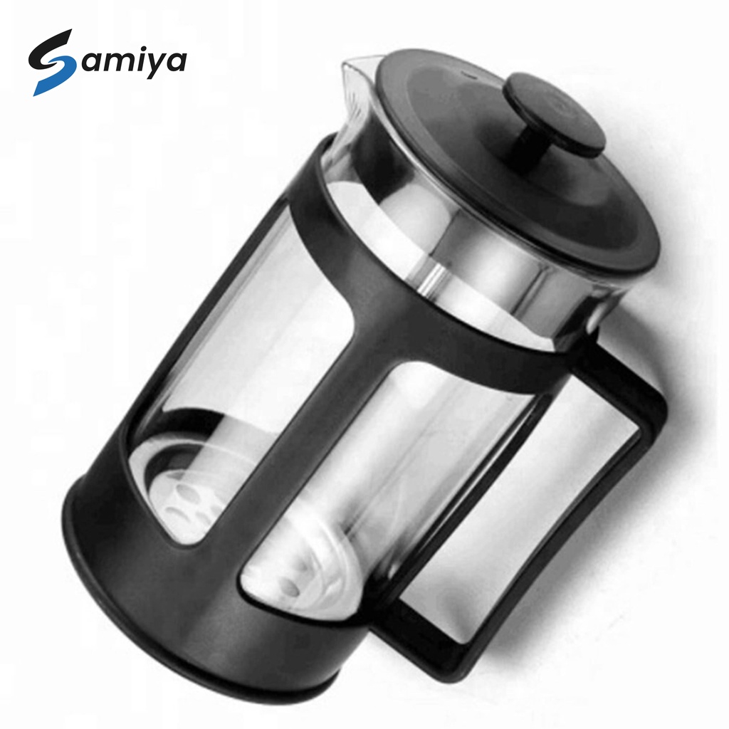 french press kopi plunger 350ml dan 600ml / coffee tea maker glass / teko kopi teh press/f501