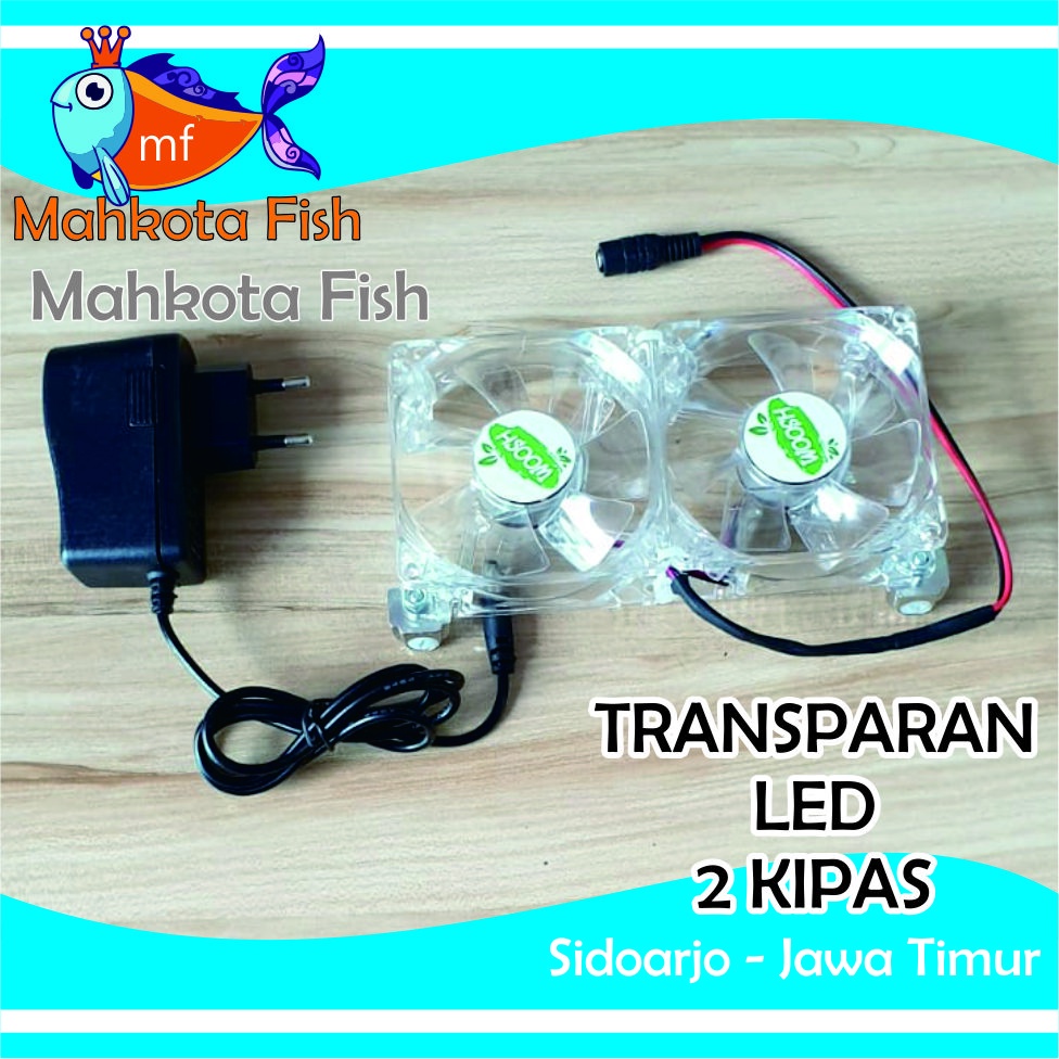 Kipas Aquarium TRANSPARAN | Kipas Aquascape | Fan Aquarium | Pendingin Aquarium | Cooling Fan Aquarium | FREE KARDUS