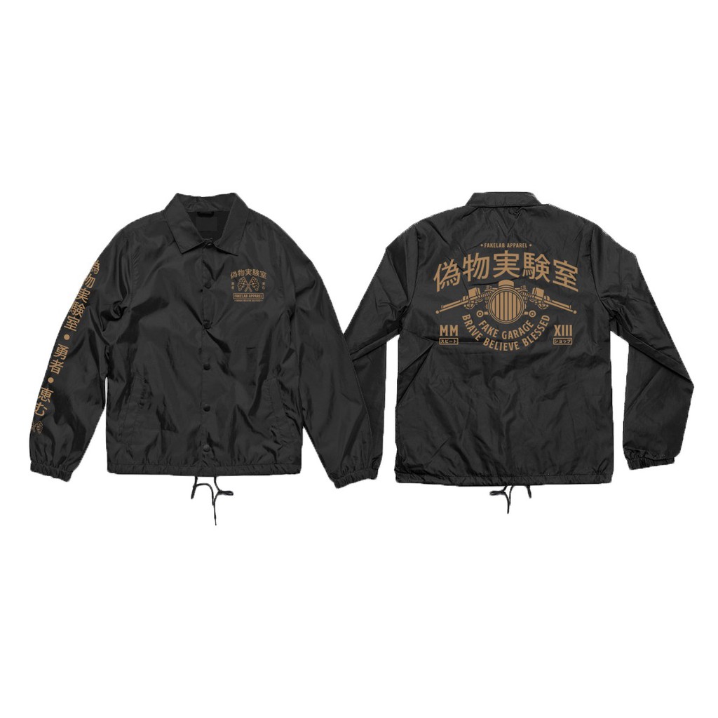 Fakelab Coach Jacket Motorhead Black Fakelab / Winbreaker / Jaket / Wb / CJ