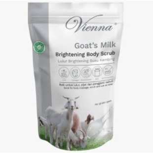 LULUR PEMUTIH BADAN - SCRUB BADAN - VIENNA SCRUB LULUR REFILL WHITENING SUSU KAMBING 1KG ORIGINAL BPOM