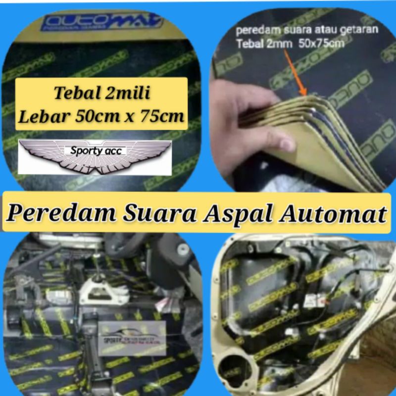 Peredam suara mobil aspal Automat