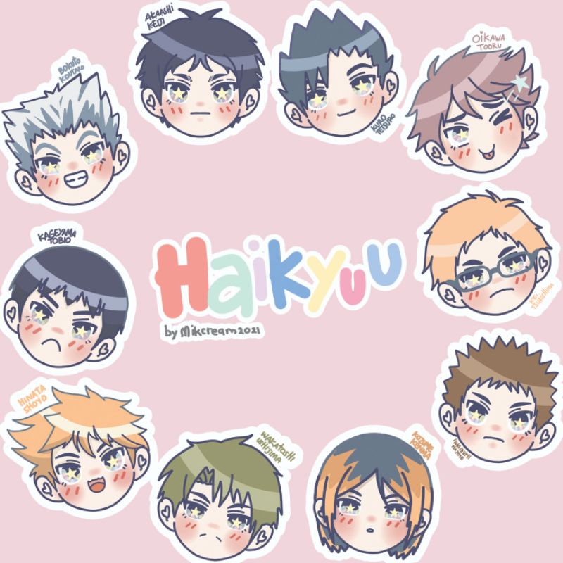 

sticker anime /stiker cute haikyuu