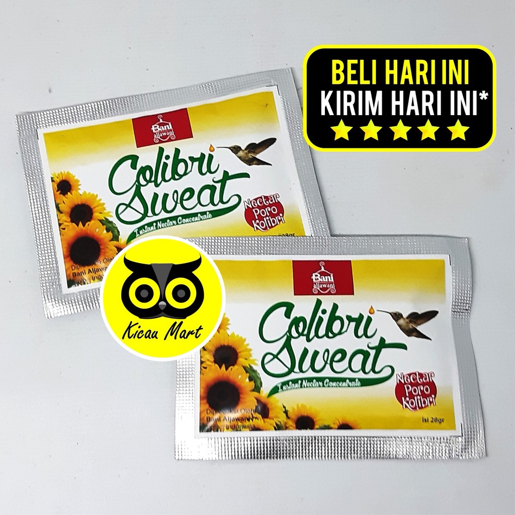 PAKAN MAKANAN MINUMAN HARIAN BURUNG COLIBRI SWEAT NECTAR NEKTAR BANI ALJAWANI PLECI KOLIBRI PBCSBA