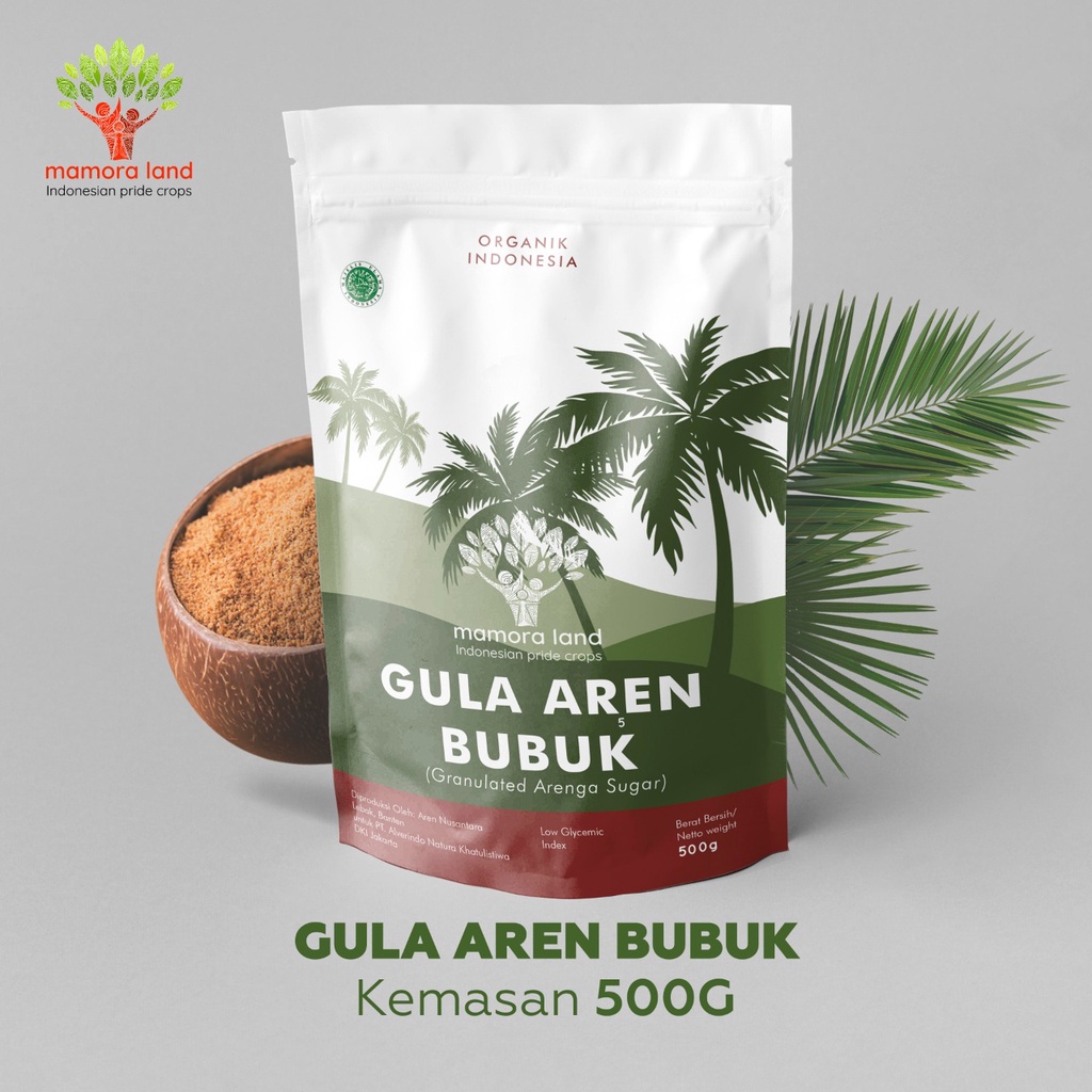 

500 GR GULA AREN BUBUK ORGANIK PREMIUM MAMORA LAND
