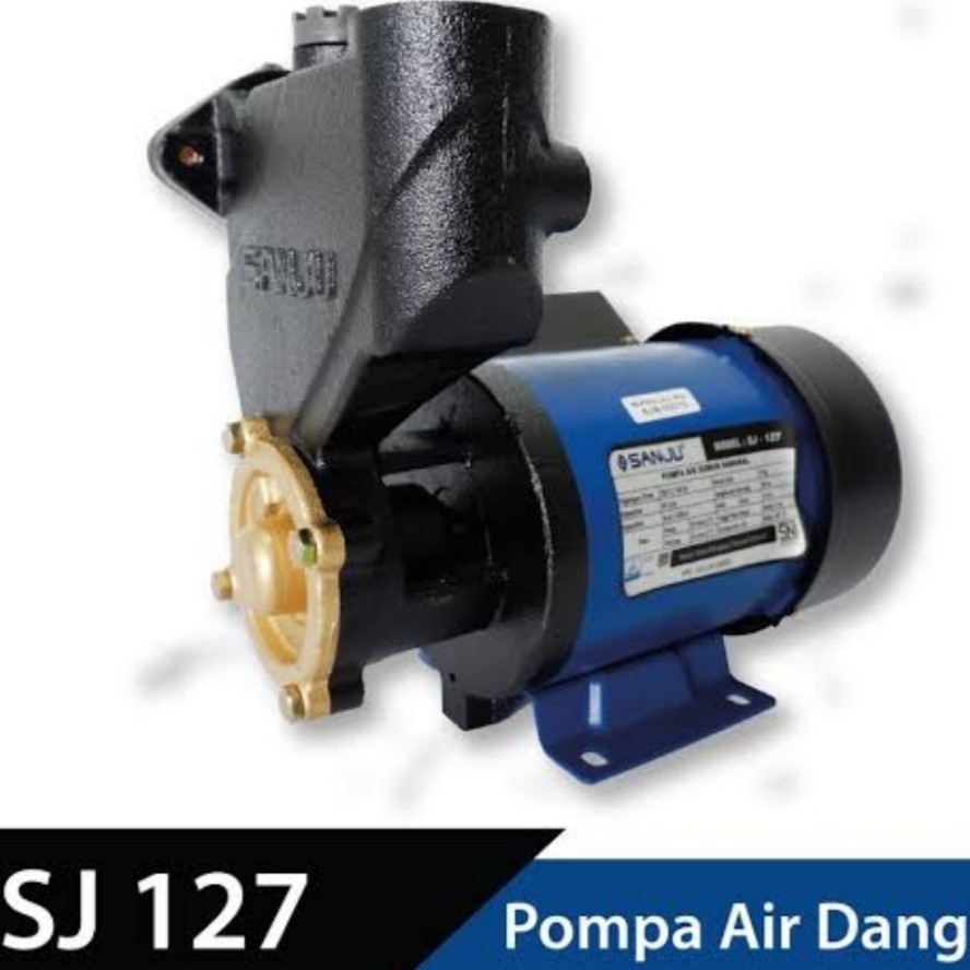 MAXPUMP SJ-127 Mesin Pompa Air Sumur Dangkal Non Otomatis 125Watt 220Volt 50Hz 1.5A Pompa Pendorong Air