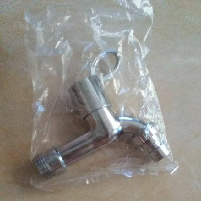 Kran Air Tembok Engkol Taman Cab - Keran Air Chrome Kamar Mandi Wc - Kran Tembok - Keran Tembok