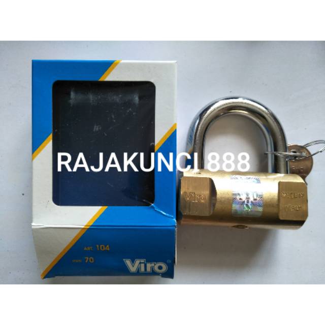 Gembok VIRO70mm 103 bulat / Gembok VORO BULAT 70mm / Gembok VIRO / Gembok