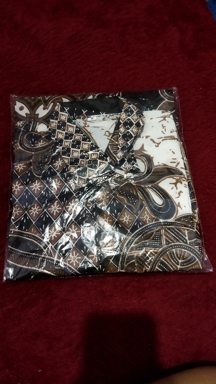 Bswart Batik Hrb026 Kenongo Hem Pendek Padi Pekalongan M L Xl Batik Pria Murah Modern Grosir Eltobeb