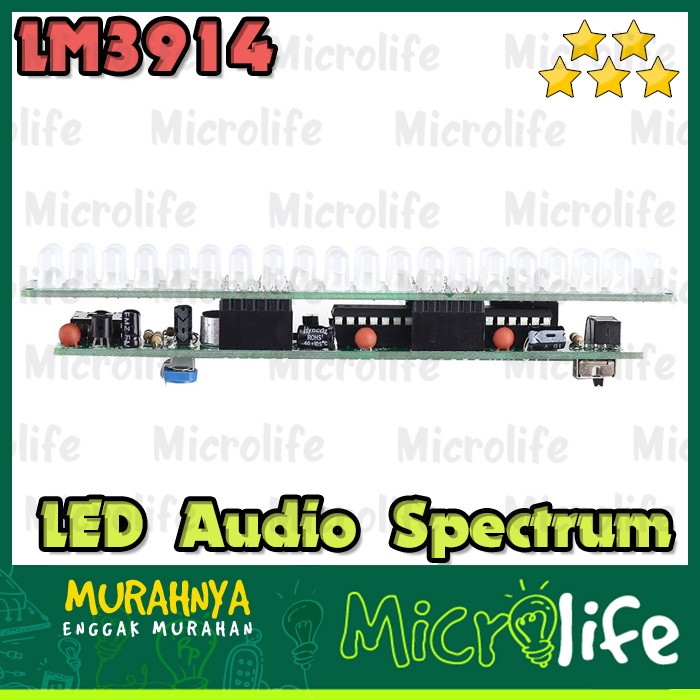 LM3914 LED Audio Spectrum Indicator DIY Kit