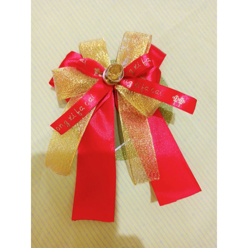 

Pita imlek besar gongxi facai happy chinese new year tinggi 14 cm panjang 12 cm