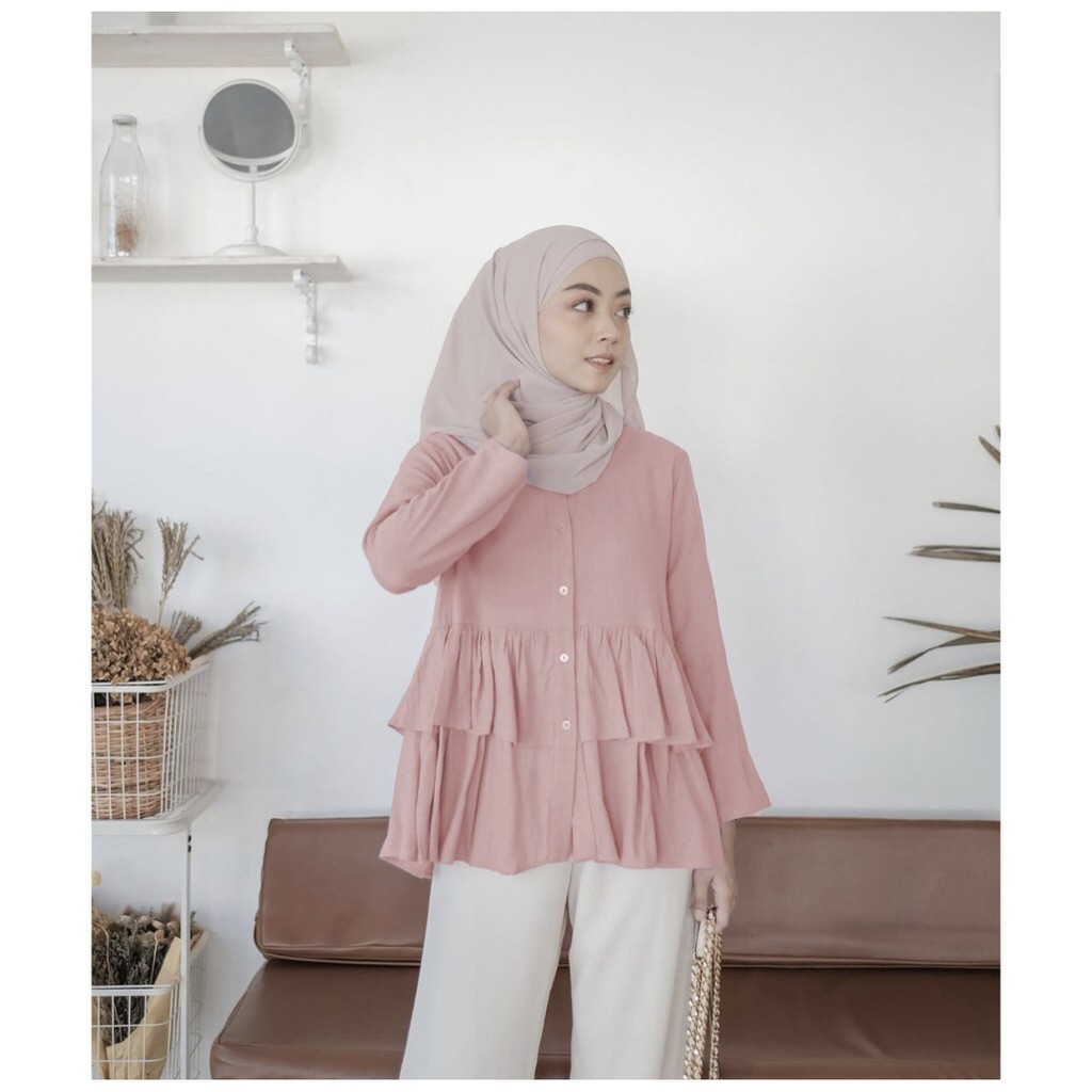 DEWIA BLOUSE-VIRGO BLOUSE DUSTY