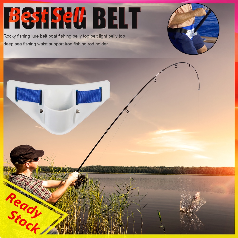 Boat Fishing Deep Seawater Waist Belt Belly Top Rod Holder Fishing Tackle