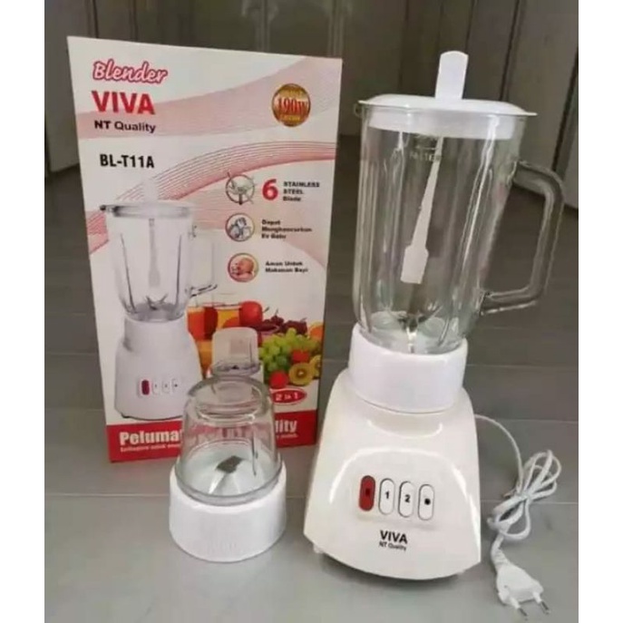 BLENDER VIVA NT QUALITY BL T11A BLENDER PENGHALUS BAHAN KERING DAN BASAH
