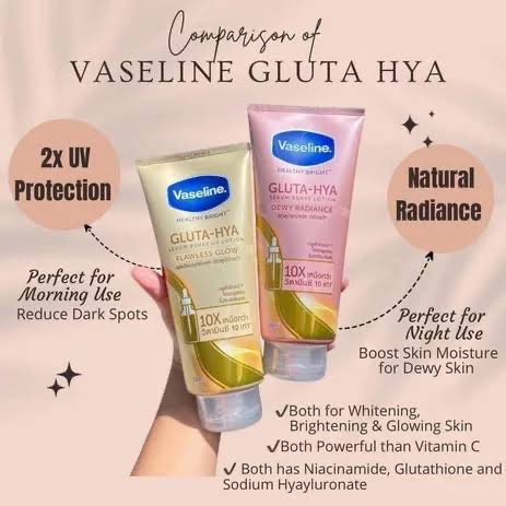 300ml VASELINE GLUTA HYA ORI THAILAND FLOWLESS GLOW