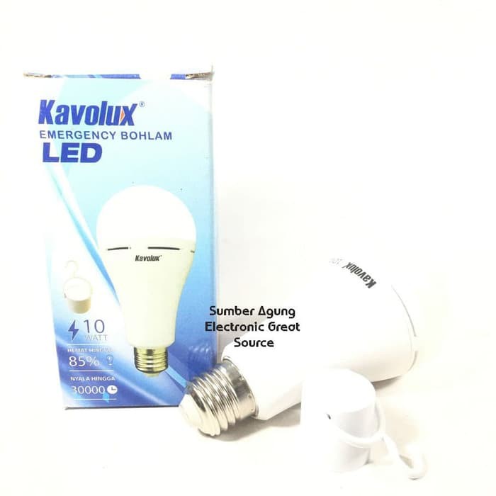 Kavolux Emergency Bohlam LED 10W 10 watt AC DC Magic Berkualitas