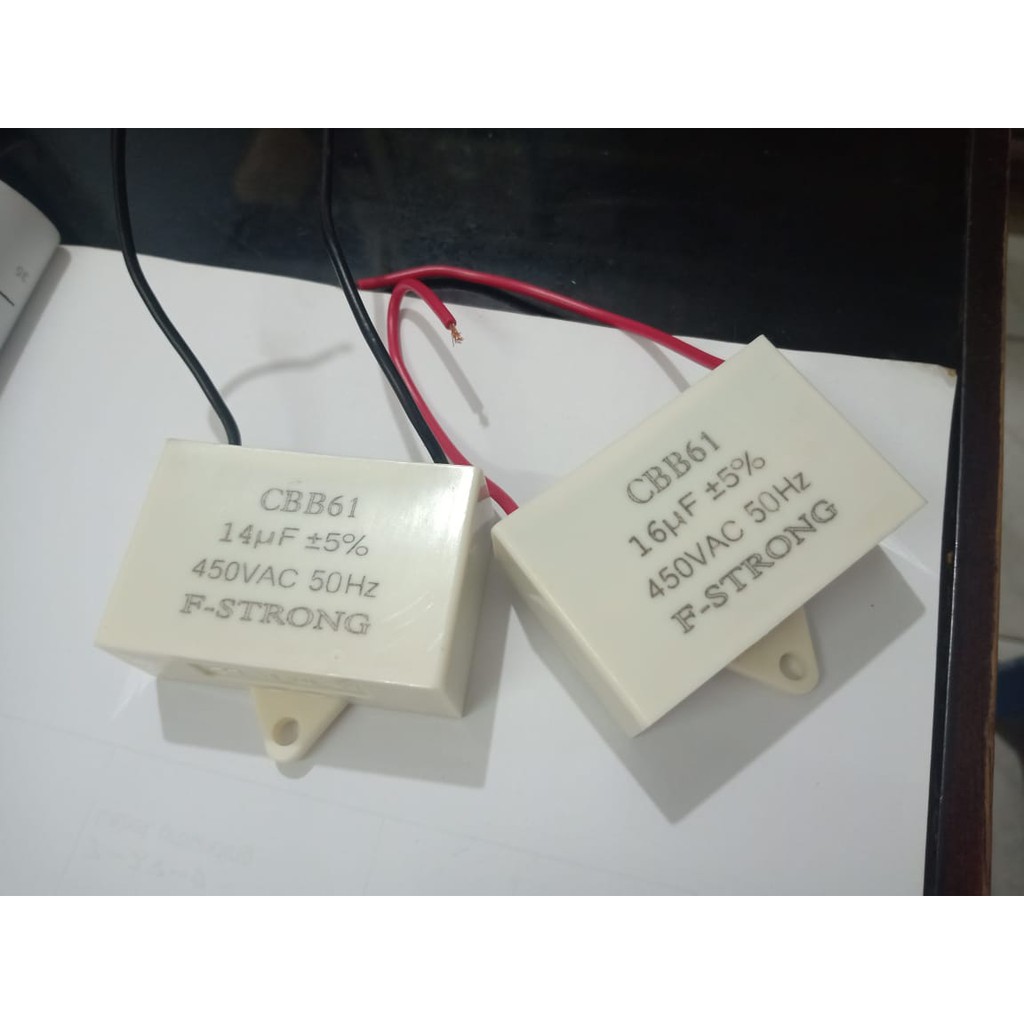 Kapasitor (Capacitor) Dinamo Mesin Jahit 14uF dan 16uF (CBB61)
