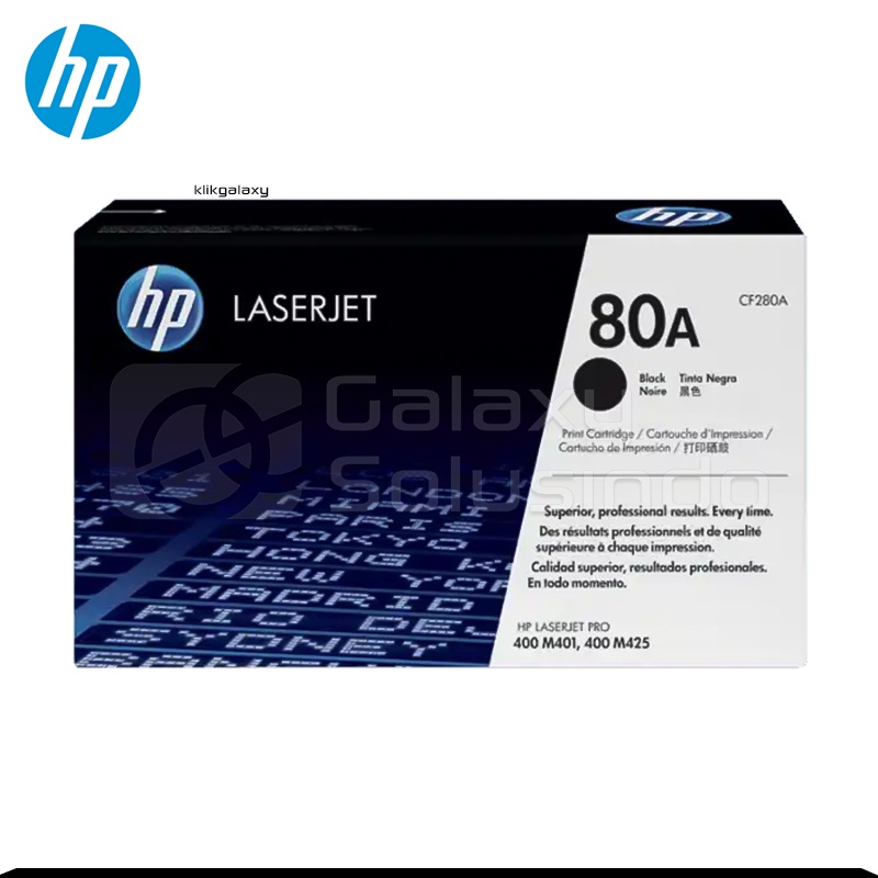 HP 80A Black Original LaserJet Toner Cartridge