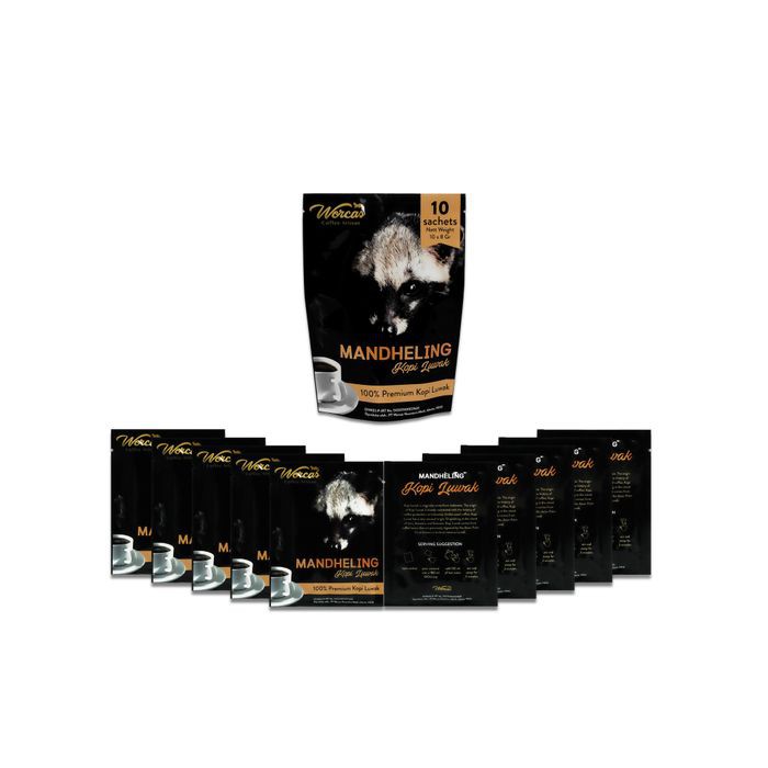 

Kopi Luwak Mandheling Sachet (10pcs) 猫屎咖啡