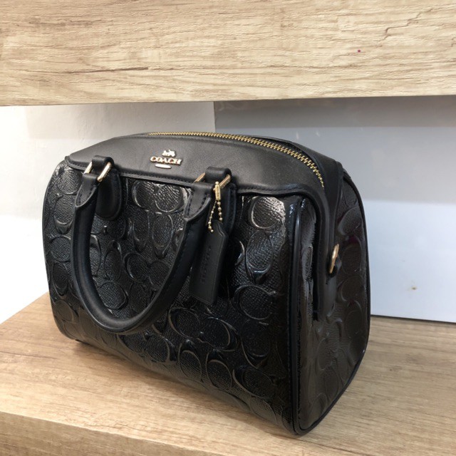 HARGA MURAH   Preloved Tas Coach Bennett Emboss Signature Mini Black (belum pernah dipakai)
