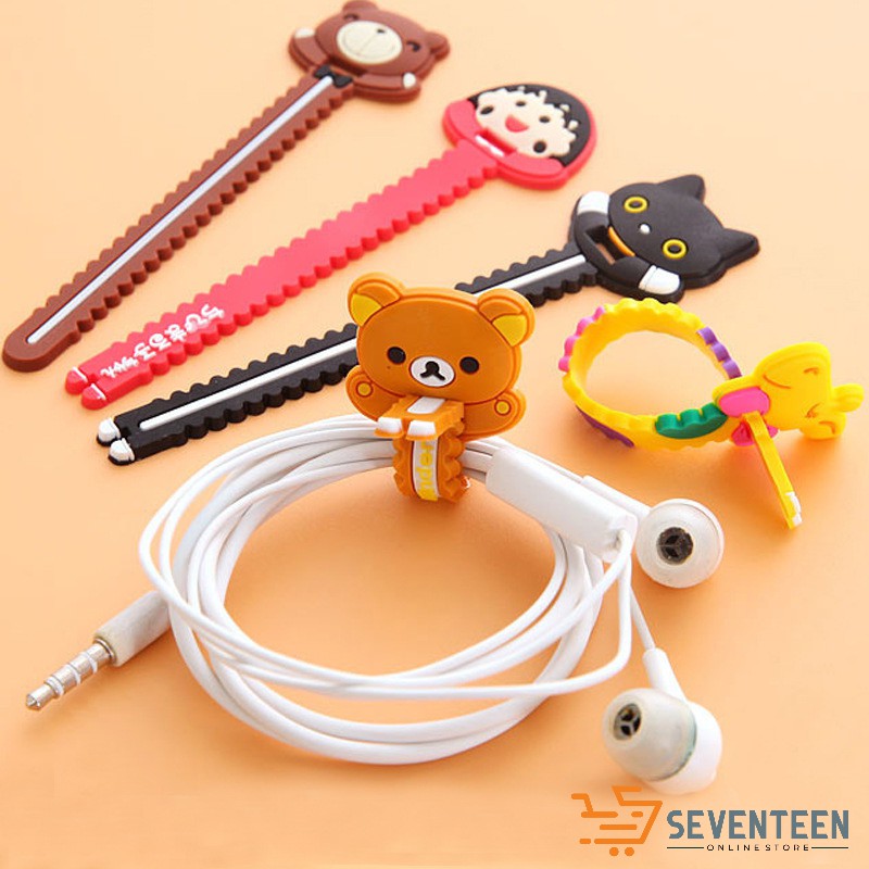 KLIP KABEL CAS HP EARPHONE / PENGIKAT KABEL / CORD HOLDER 3D / AKSESORIS HANDPHONE