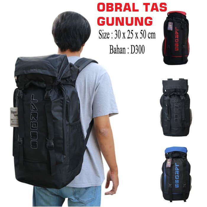 OBRAL TAS GUNUNG !! Ransel Carrier Besar Hiking Traveling Jumbo Backpack Camping Mudik Pakaian Murah