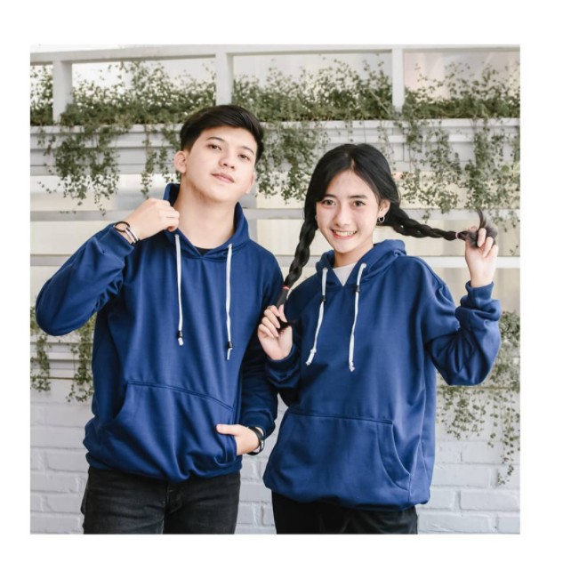 HOODIE BASIC UNISEX POLOS TEBAL PREMIUM TERBARU,