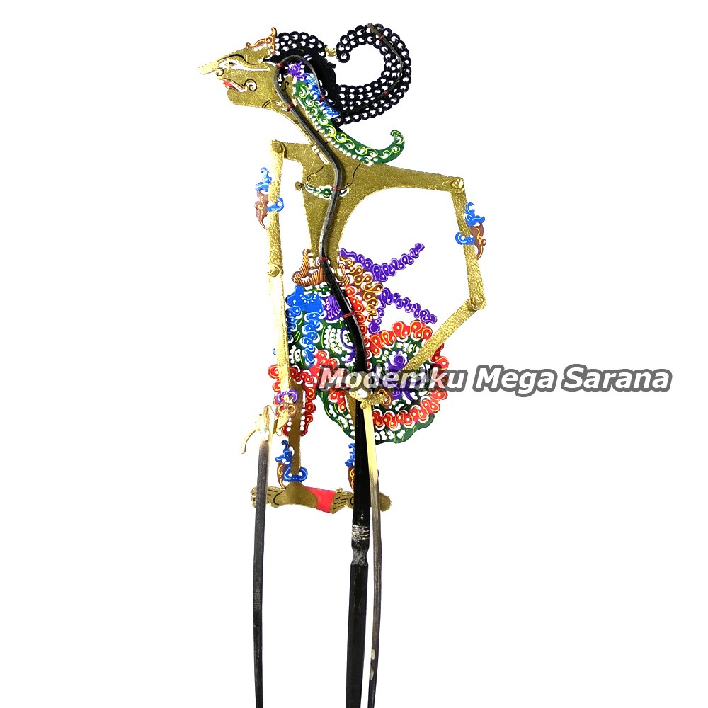 Souvenir Wayang Kulit Mini Caperan Super 20 Cm - Nakula Nakulo