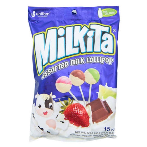 

milkita lolipop 15pc 172gr