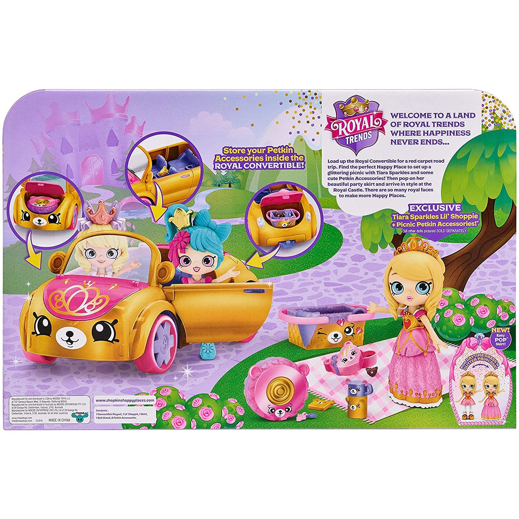 shopkins rainbow car