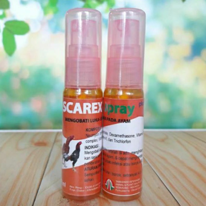 SCAREX SPRAY OBAT LUKA AYAM PASCA ADU SEMPROT 30ML