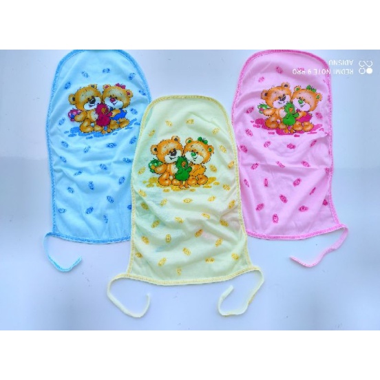 1 Lusin Popok putih Polyester popok ikat tali newborn lusin popok kain lucu popok bayi boy girl bear