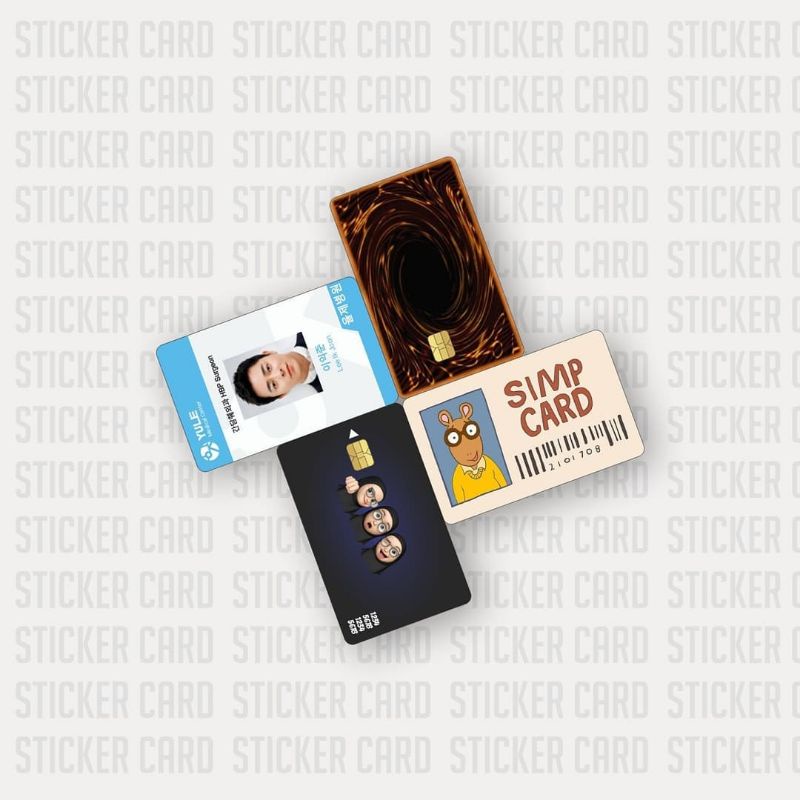 

Custom ID Card - Sticker Card satuan