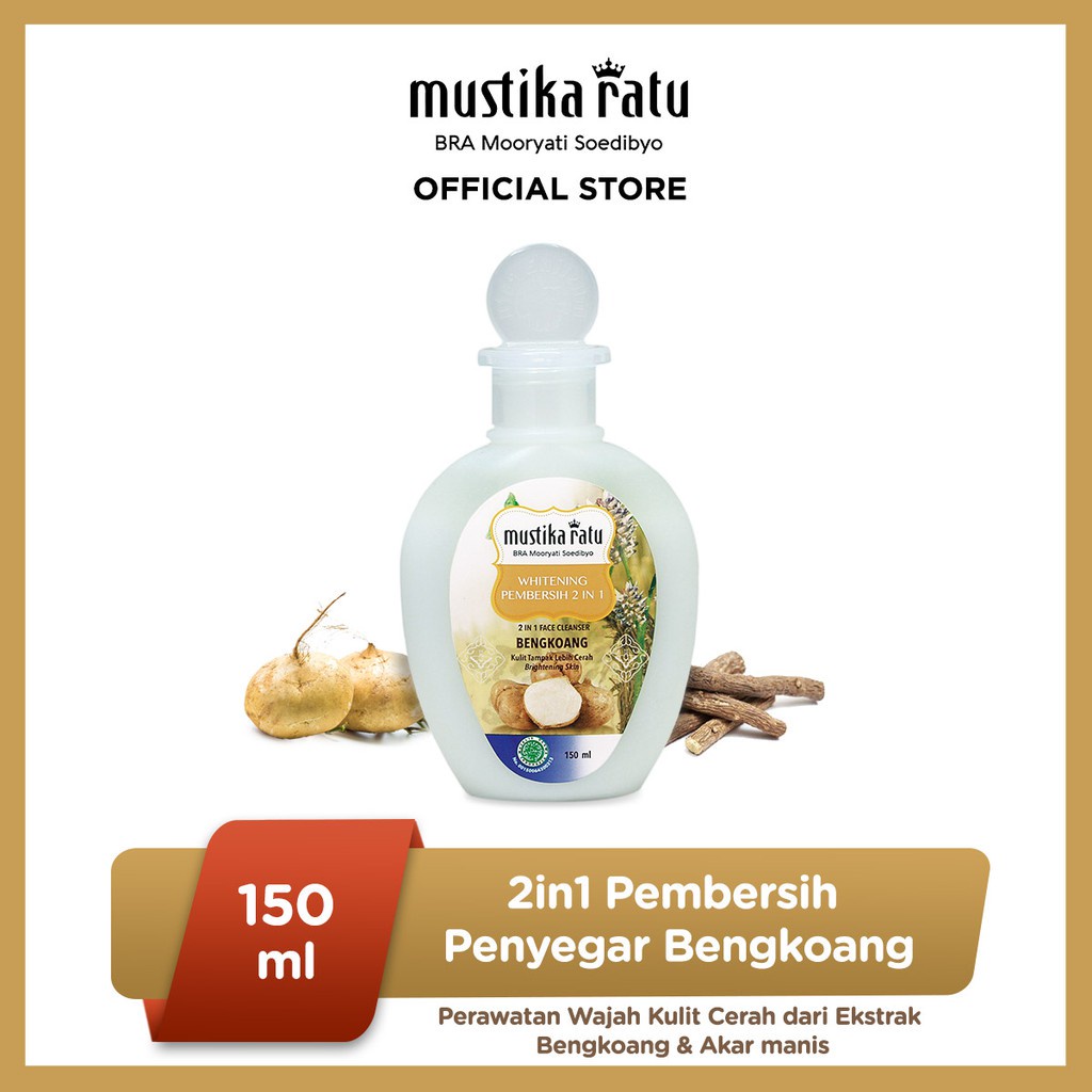 Jual Mustika Ratu Pembersih Dan Penyegar 2 In 1whitening 150ml Shopee