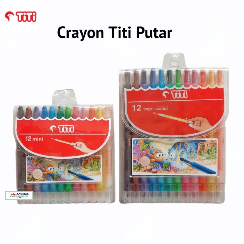 CRAYON TITI PUTAR 12 Warna