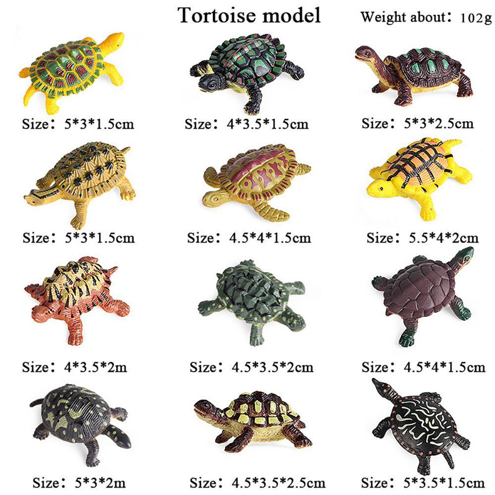 12pcs / Set Mainan Simulasi Model Kurakura Untuk Edukasi Dini Anak / Belajar Sains / Pantai