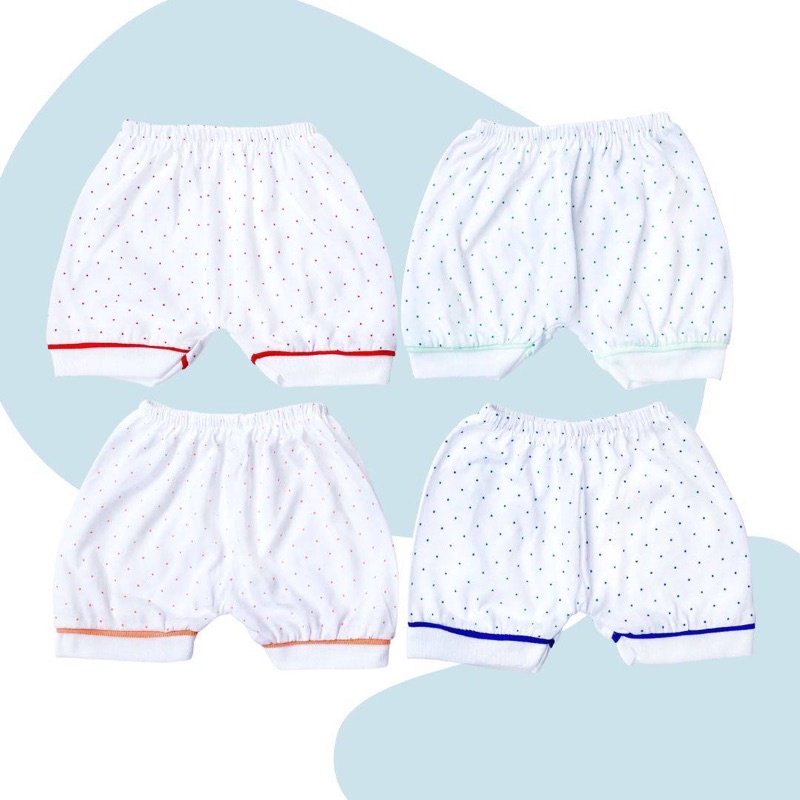 Celana Pendek Bayi model segiempat Bahan Double Knit Kualitas SNI