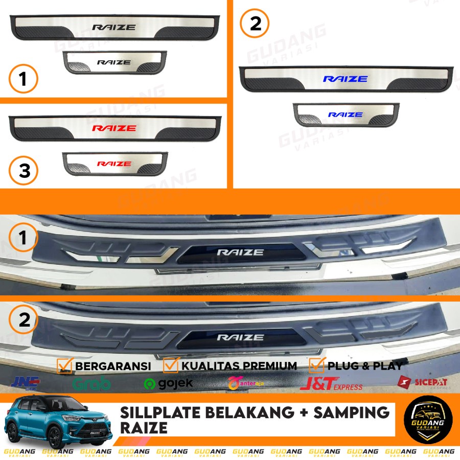 Sillplate Belakang + Sillplate Samping Raize 2021