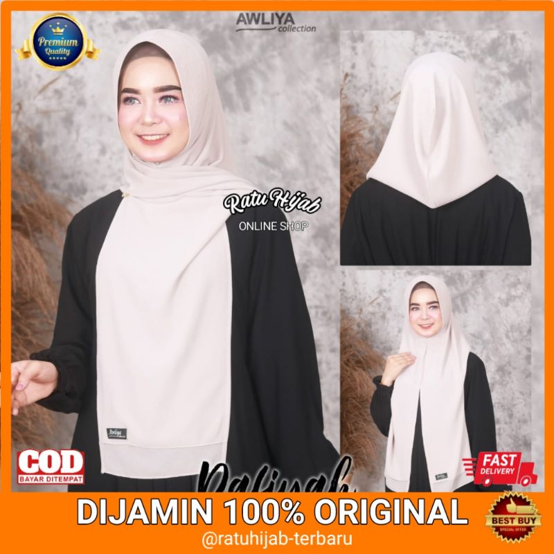 PASHMINA HOODIE  DAFIYAH ORI ALIYAR/AWLIYA HIJAB COLLECTION CERUTY BABYDOLL PREMIUM
