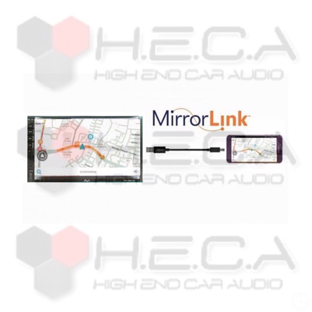 HEAD UNIT AVI AVI‐1800DS DECKLESS MIRRORLINK DOUBLE DIN TAPE MOBIL 1800 DS 1800DS - AUDIO & VIDEO M-