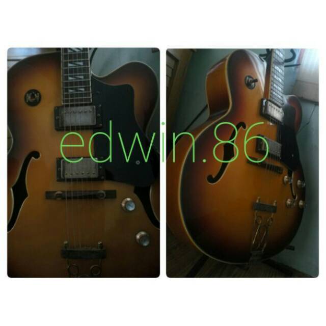 Vantage VIJ full Hollow Body Archtop Guitar original by Samick