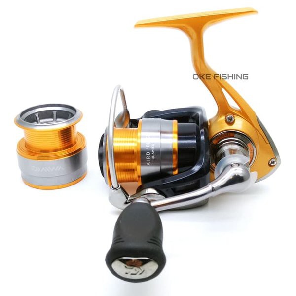 Alat Pancingan Rell Reel Daiwa Aird Spin 1000SH 9 1bb - Reel Spinning Pancing Katrol Pancing