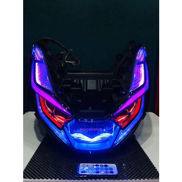 LAMPU DEPAN LED ALIS RUNNING PCX 160 SEPAKET HEADLAMP /REFLEKTOR PCX 160